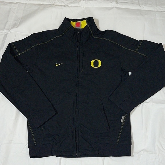 Womens Nike Oregon Ducks Black Zip Up Basketball Jacket Size small - Picture 1 of 10